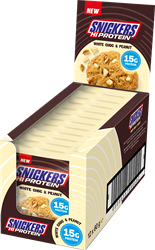 Snickers HiProtein Cookie Chocolat blanc & Cacahuète (12 x 60 g)