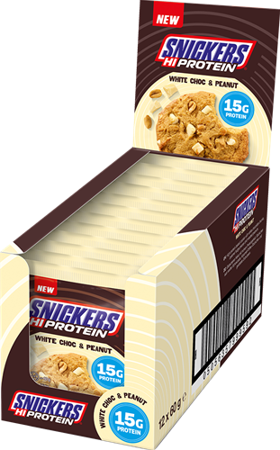 Snickers HiProtein Cookie Chocolat blanc & Cacahuète (12 x 60 g)