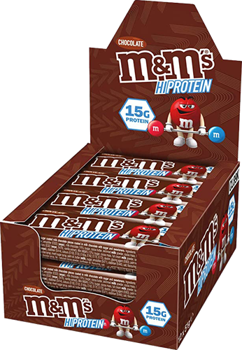 M&M's HiProtein Chocolate Bar (12 x 51 g)