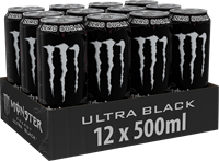 Monster Energy Ultra Black (12 x 500 ml)