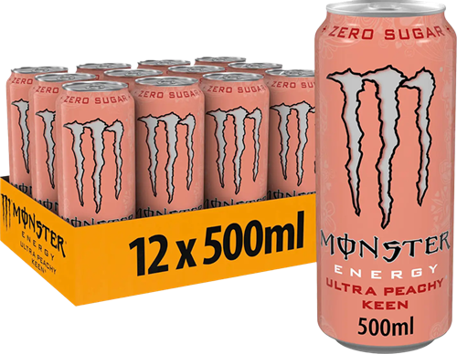 Monster Energy Ultra Peachy Keen (12 x 500 ml)