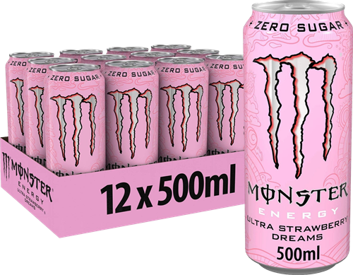 Monster Energy Ultra Strawberry Dreams (12 x 500 ml)
