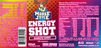 Muscle Moose Energy Shots Rainbow Candy (12 x 60 ml)-3