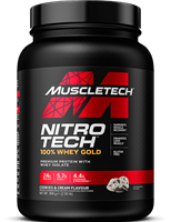 MuscleTech Nitro Tech 100% Whey Gold Cookies and Cream (908 g)