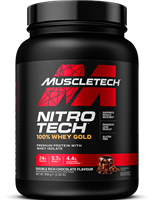 MuscleTech Nitro Tech 100% Whey Gold Double Rich Chocolate (908 g)