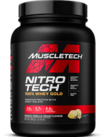 MuscleTech Nitro Tech 100% Whey Gold French Vanilla Cream (908 g)