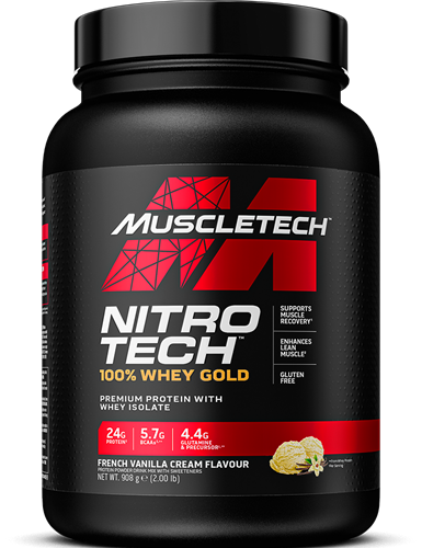 MuscleTech Nitro Tech 100% Whey Gold French Vanilla Cream (908 g)