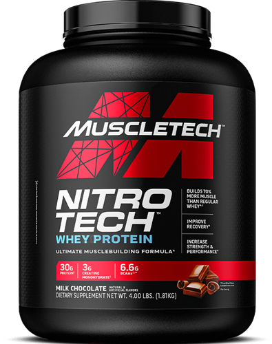 MuscleTech Nitro Tech Whey Protein Chocolat au lait (1800 g)
