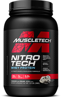 MuscleTech Nitro Tech Whey Protein Cookies & Cream (908 g)