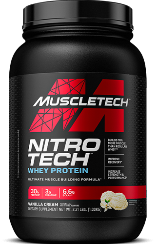 MuscleTech Nitro Tech Whey Protein Vanilla Cream (908 g)