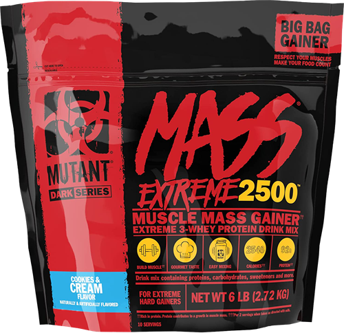 Mutant Mass Extreme 2500 Cookies & Cream (2720 g)