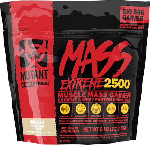 Mutant Mass Extreme 2500 Crème glacée à la vanille (2720 g)
