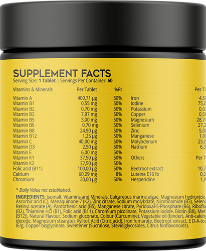 Supspace Multi Sports Vitamine (60 gélules)-2