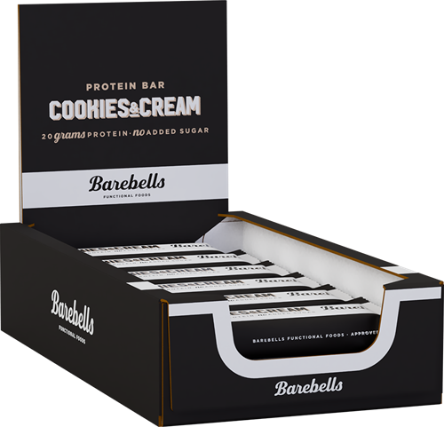 Barebells Protein Bar Cookies & Cream (12 x 55 g)