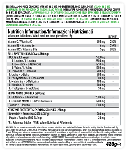 PER4M EAA Xtra Thé glacé à la pêche (420 g)-2
