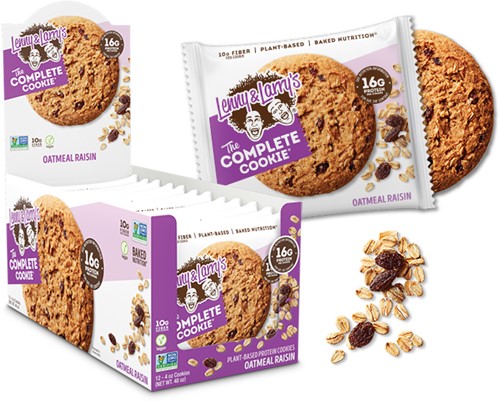 Lenny & Larry Complete Cookie Oatmeal Raisin (12 x 113 g)
