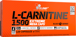 Olimp L-Carnitine 1500 Extreme Mega gélules (120 gélules)