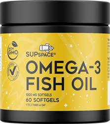 Supspace Omega-3 Fish Oil (60 softgels)