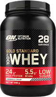Optimum Nutrition Gold Standard 100% Whey Cookies & Cream (896 g)