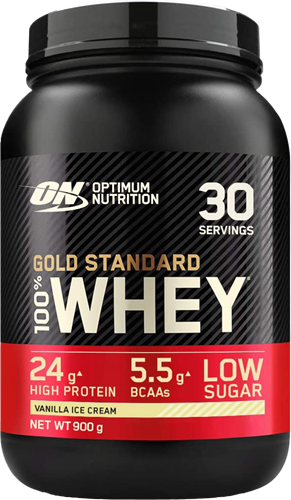 Gold Standard 100% Whey Crème glacée à la vanille(900 g)