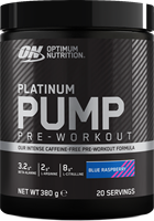 Optimum Nutrition Platinum Pump Pre-workout Framboise bleue (380 g)