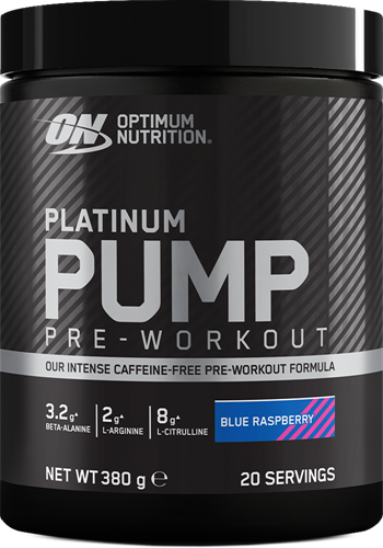 Optimum Nutrition Platinum Pump Pre-workout Framboise bleue (380 g)