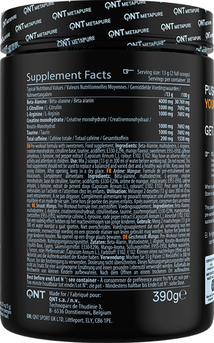 QNT Overdrive Pre-Workout Mango Massacre (390 g)-2
