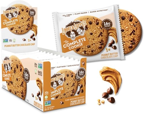 Lenny & Larry Complete Cookie Beurre de cacahuètes Pépites de chocolat (12 x 113 g)
