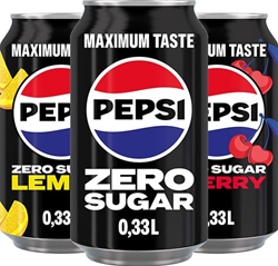 Pepsi Max Zero Sugar (24 x 330 ml)
