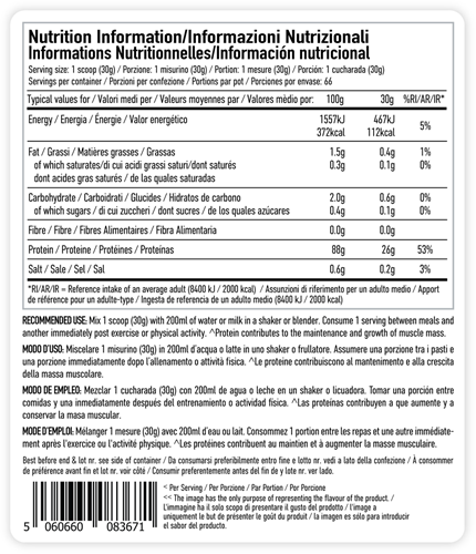 PER4M Isolate Zero Chocolat blanc Noisette (2000 g)-2