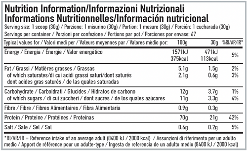 PER4M Whey Protein Chocolat blanc Noisette (2010 g)-2