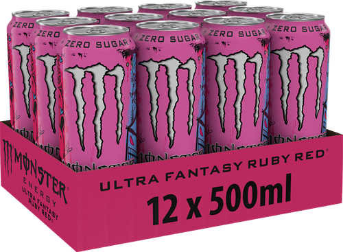 Monster Energy Ultra Fantasy Red (12 x 500 ml)