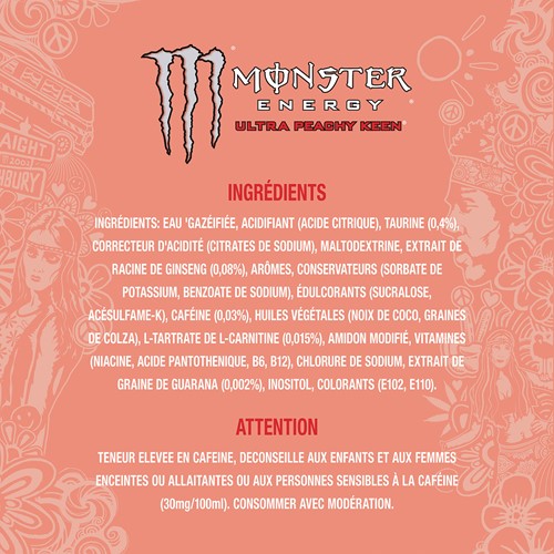 Monster Energy Ultra Peachy Keen (1 x 500 ml)-2