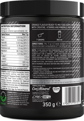 Optimum Nutrition Platinum Creatine Plus Orange (350 g)-2