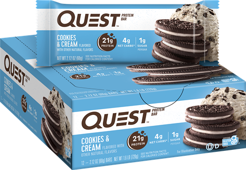 Quest Bar Cookies & Cream (12 x 60 g)