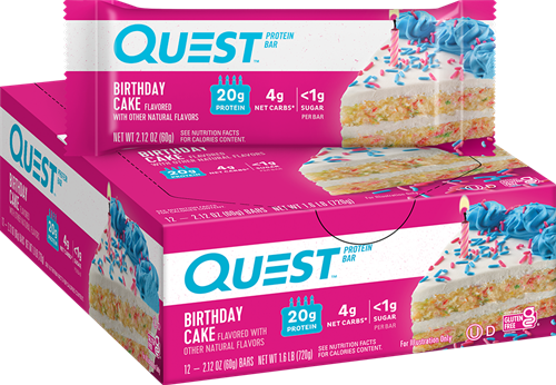 Quest Bar Birthday Cake (12 x 60 g)