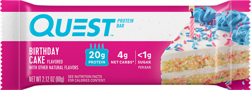 Quest Bar Birthday Cake (12 x 60 g)-2