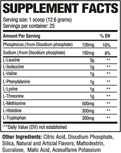 RAW EAA Kiwi Myrtille (315 g)-2