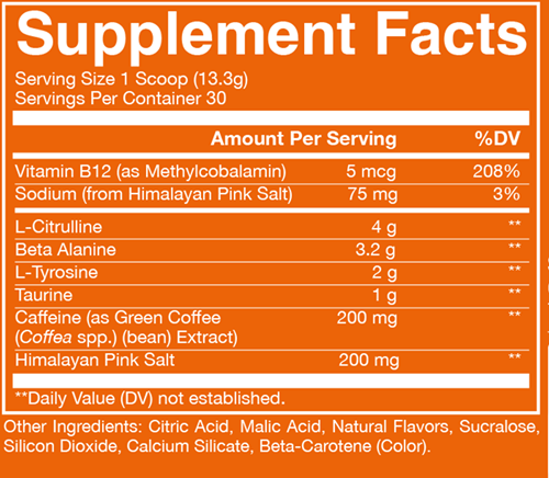 RAW Essential Pre Orange (405 g)-2