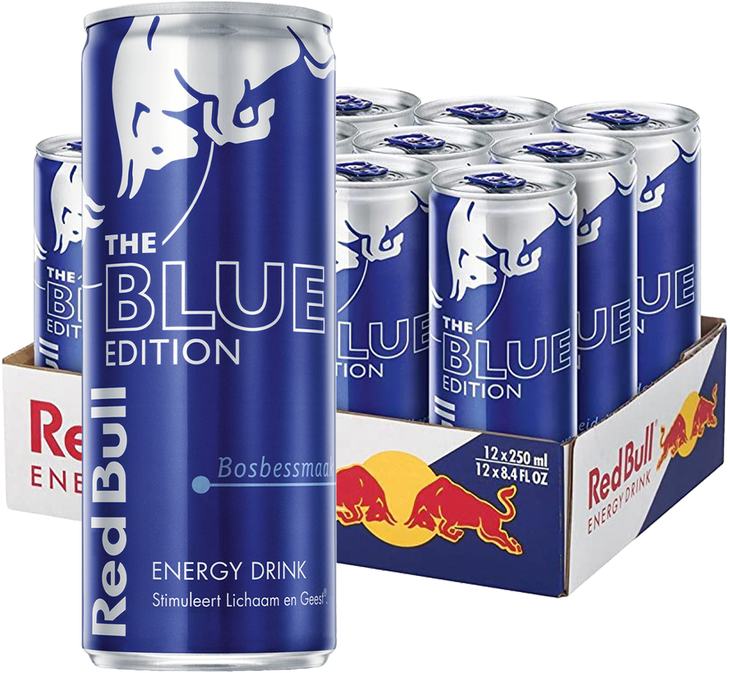 Red Bull Blue Edition Myrtille 25cl - par 24 boîtes