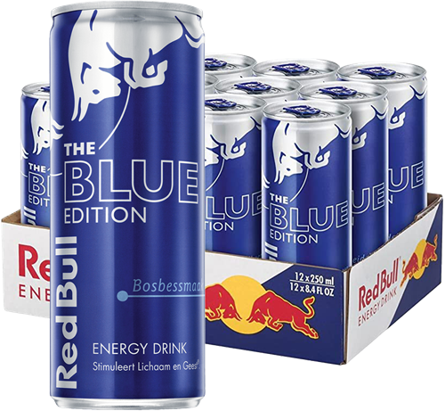Red Bull Blue Edition Myrtille (12 x 250 ml)