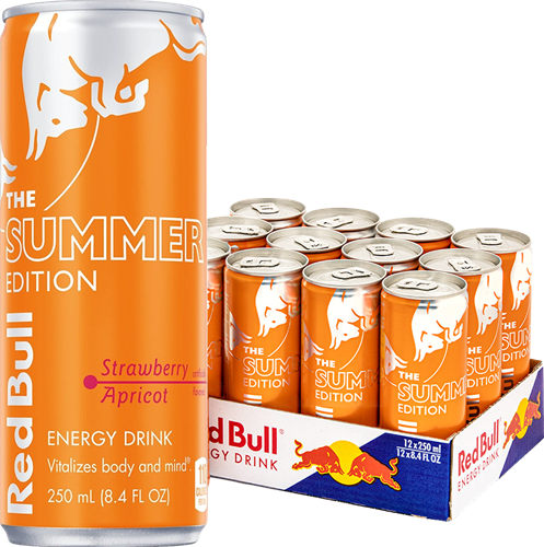 Red Bull Summer Edition Abricot Fraise (12 x 250 ml)