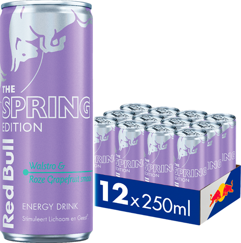 Red Bull Spring Edition Pink Grapefruit (12 x 250 ml)