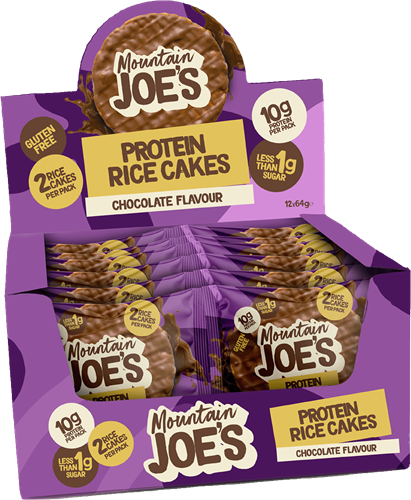 Mountain Joe's Protein Rice Cakes Chocolat (12 x 64 g)