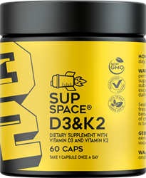 Supspace Vitamin D3 & K2 (60 gélules)