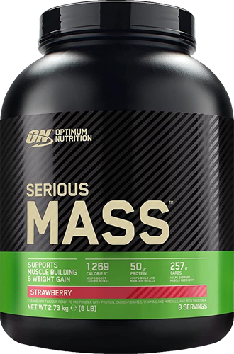 Optimum Nutrition Serious Mass Fraise (2724 g)