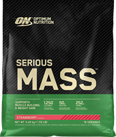 Optimum Nutrition Serious Mass Fraise (5450 g)