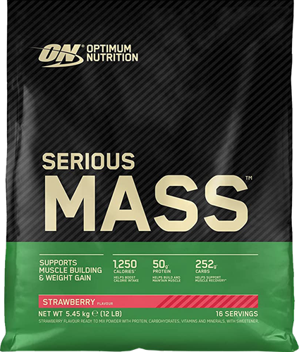 Optimum Nutrition Serious Mass Fraise (5450 g)