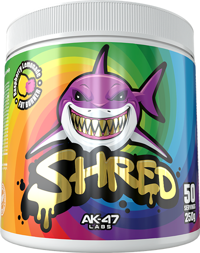 AK47 Shred Fatburner Limonade à la framboise (250 g)