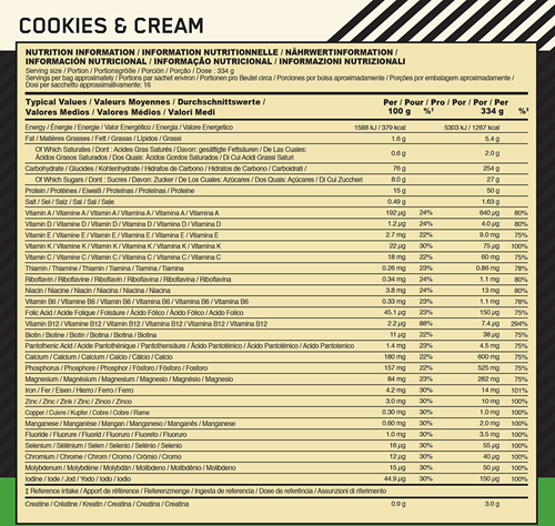 Optimum Nutrition Serious Mass Cookies & Cream (5450 g)-2